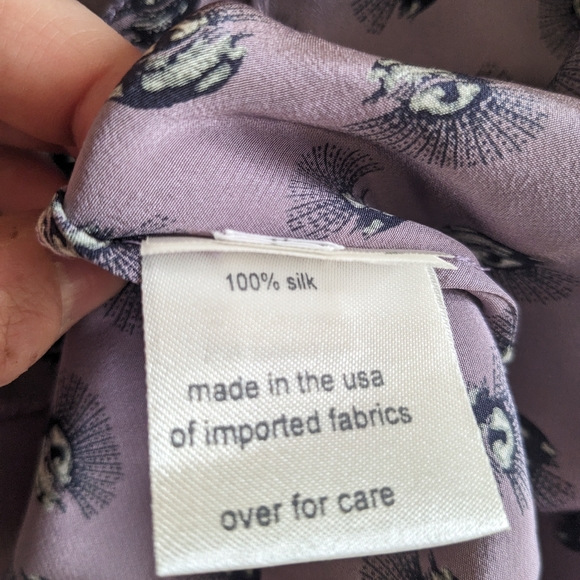 Rachel Comey Evil Eye Purple Silk Skirt xs witchy - Picture 5 of 8